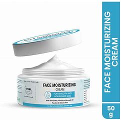 TNW The Natural Wash Face Moisturizing Cream With Shea Butter For Dry And Sensitive Skin At